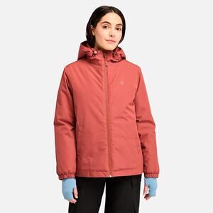 Timberland Women's Sz XL Winter Jacket Water Resistant Insulated Parka Coat Hood